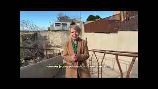 La candidate à la mairie de Lespignan Géraldine Escande Colin.